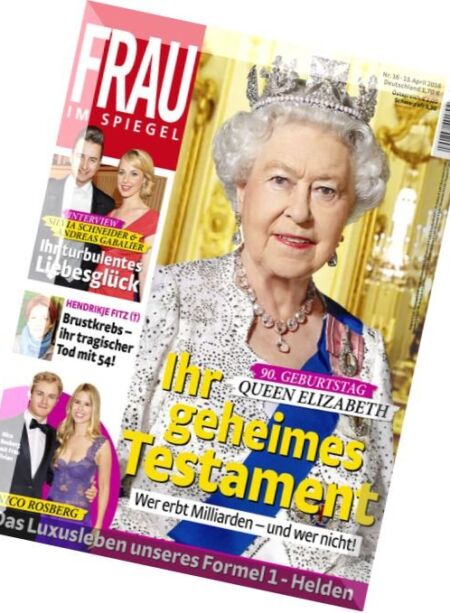 Frau im Spiegel – 13 April 2016 Cover
