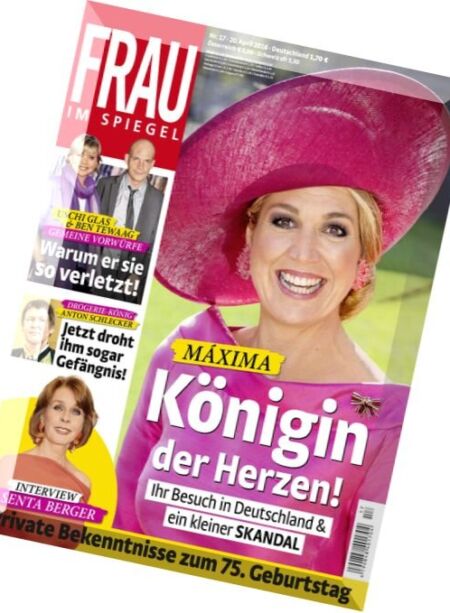 Frau im Spiegel – 20 April 2016 Cover