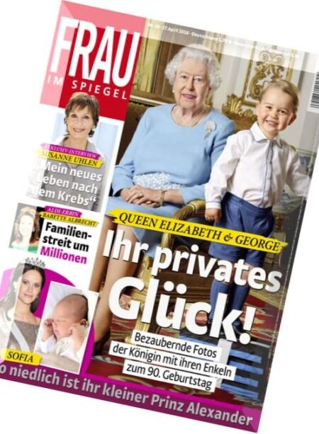 Frau im Spiegel – 27 April 2016 Cover