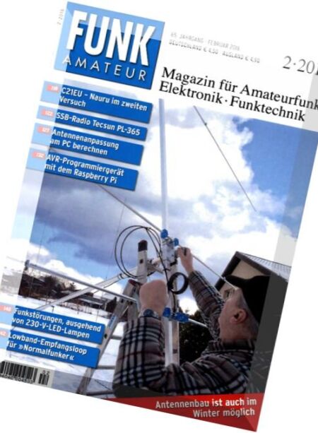 Funkamateur – Februar 2016 Cover