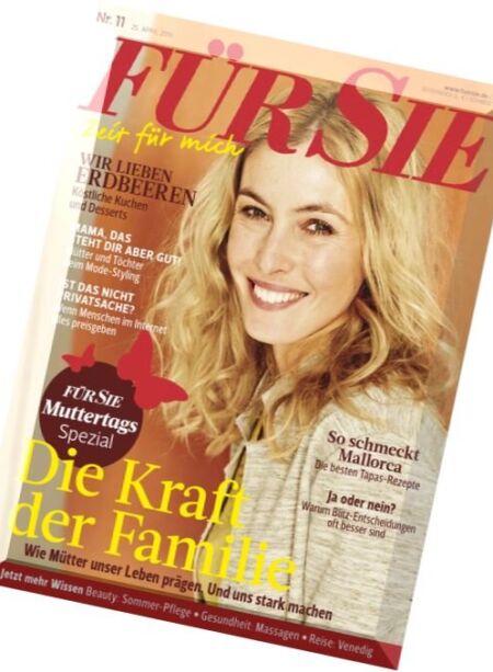 Fur Sie – N 11, 25 April 2016 Cover