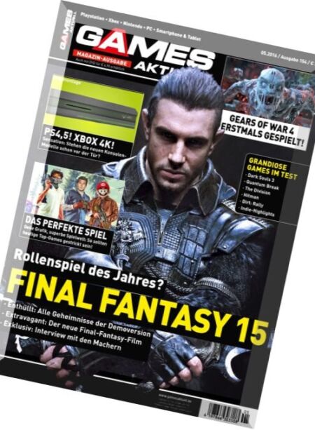 Games Aktuell Magazin – Mai 2016 Cover