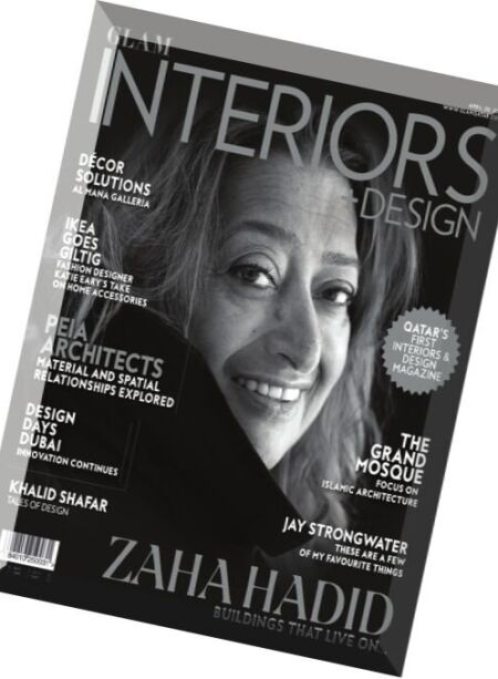 Glam Interiors + Design – Issue 10, April 2016 Cover
