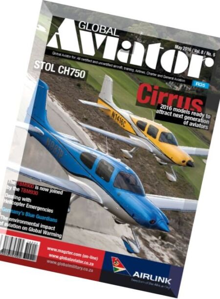 Global Aviator South Africa – May 2016 Cover