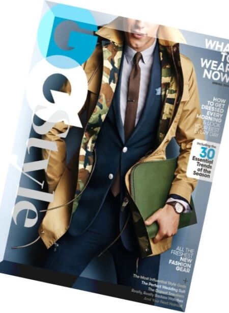 GQ Style USA – Spring 2016 Cover