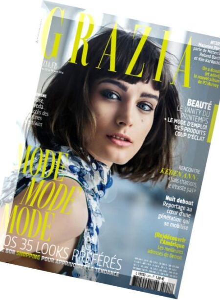 Grazia France – 22 au 28 Avril 2016 Cover