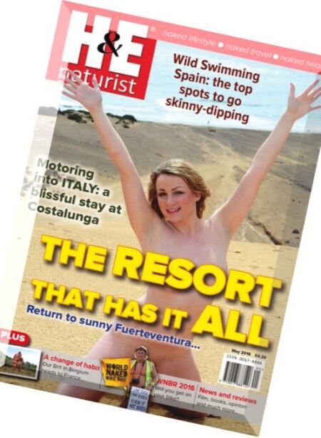 H & E Naturist – May 2016 Cover