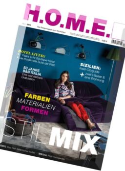 H.O.M.E. – April 2016