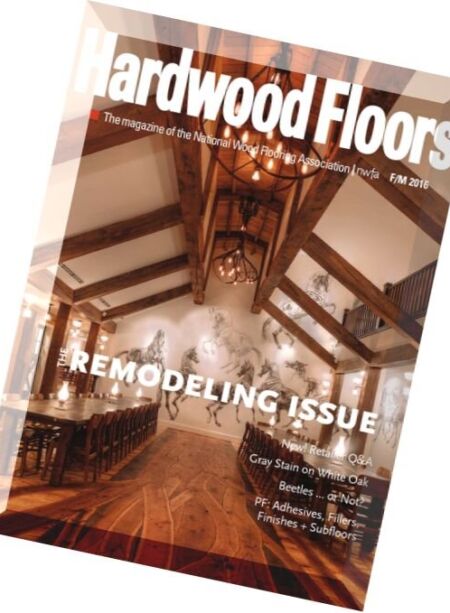 Hardwood Floors Magazine – February-March 2016 Cover