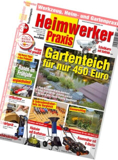 Heimwerker Praxis Magazin – Mai-Juni 2016 Cover