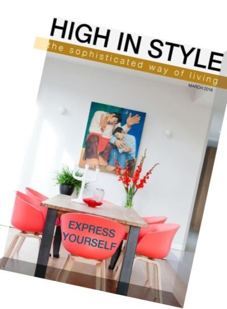 High In Style Magazine – March 2016 Cover