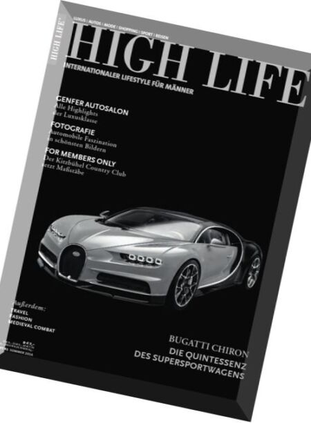 High Life – Sommer 2016 Cover