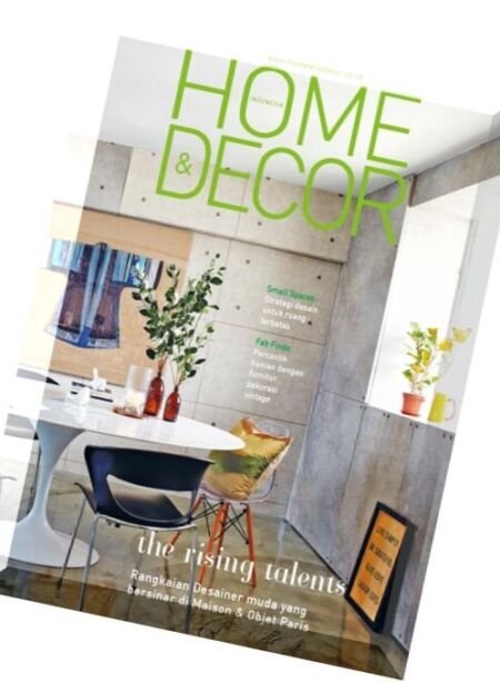 Home & Decor Indonesia – March 2016 Cover