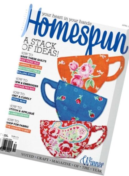 Homespun – April 2016 Cover