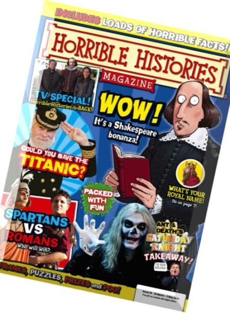 Horrible Histories – Issue 45, 2016 Cover