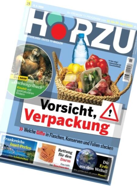 Horzu – 8 April 2016 Cover
