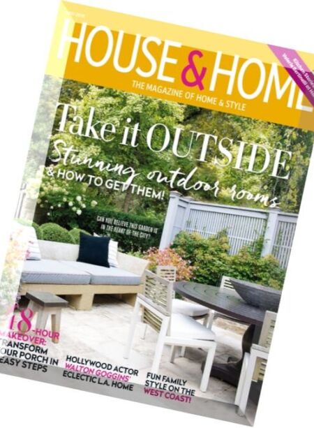 House & Home – May 2016 Cover