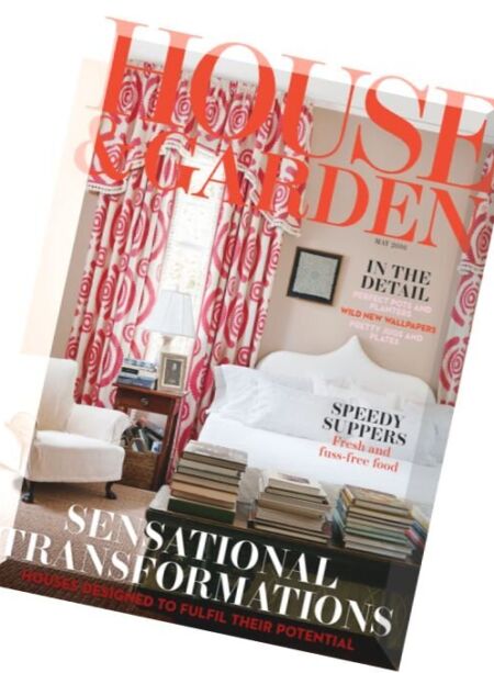 House and Garden – May 2016 Cover