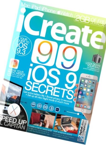 iCreate – Issue 158, 2016 Cover