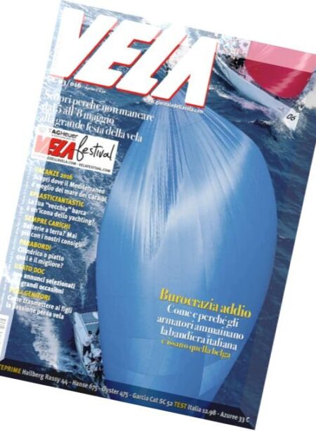 Il Giornale della Vela – Aprile 2016 Cover