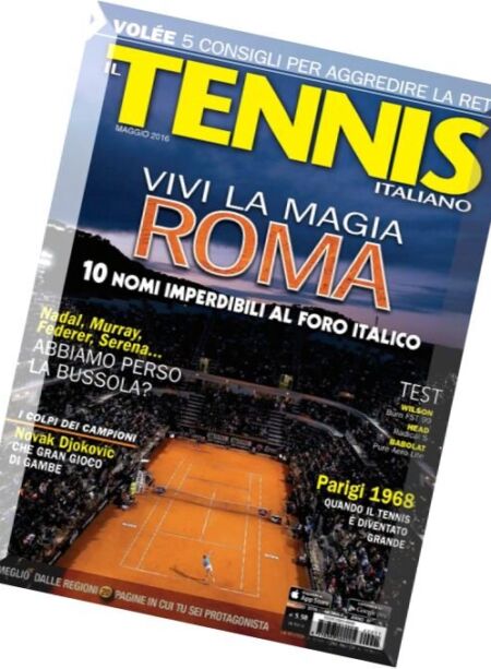 Il Tennis Italiano – Maggio 2016 Cover
