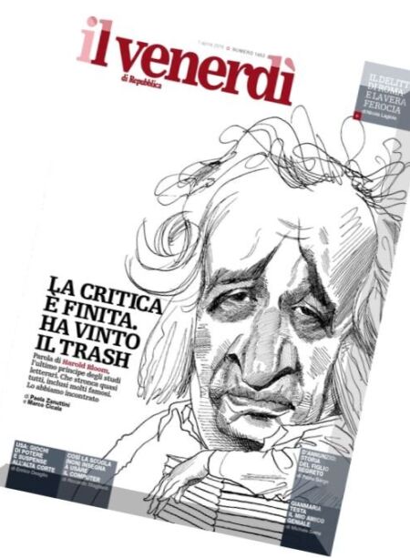 Il Venerdi di Repubblica – 1 Aprile 2016 Cover