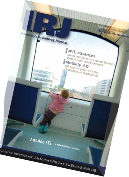 International Railway Journal – April 2016 Cover