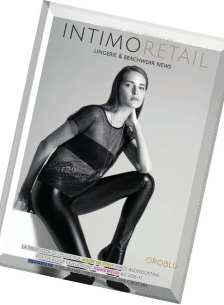 Intimo Retail – Aprile-Maggio 2016 Cover