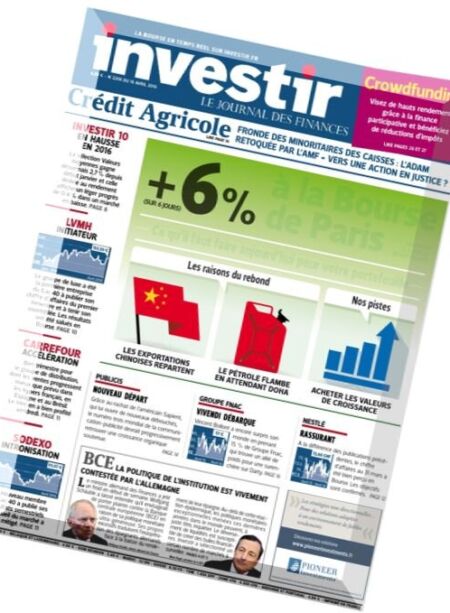 Investir – 16 Avril 2016 Cover