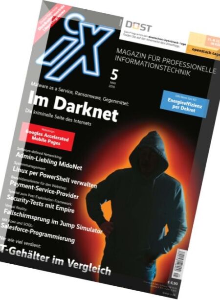 iX Magazin – Mai 2016 Cover