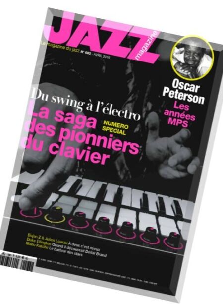Jazz Magazine – Avril 2016 Cover