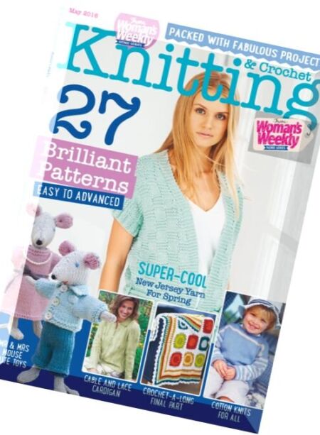 Knitting & Crochet from Woman’s Weekly – May 2016 Cover