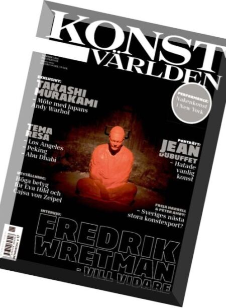Konstvarlden – Nr.1, 2016 Cover