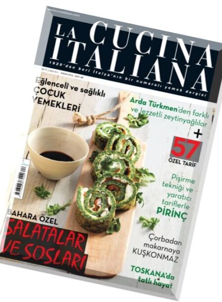 La Cucina Italiana Turkiye – Nisan 2016 Cover