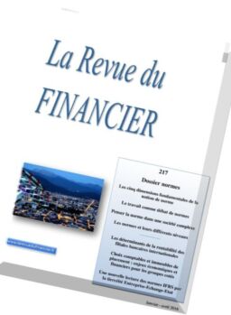 La Revue du Financier – N 217, Janvier-Avril 2016
