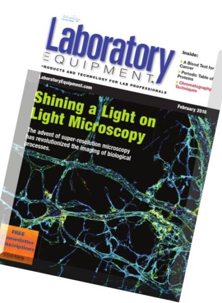 Lab Equipment – February 2016 Cover