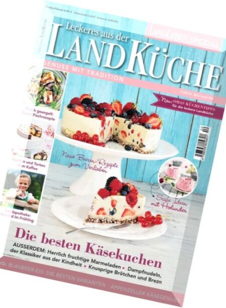 Landleben – Spezial Leckeres aus der Landkuche – Mai-Juli 2016 Cover