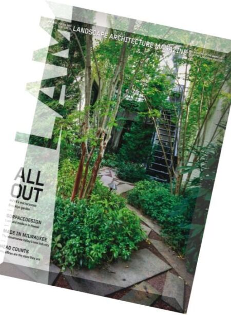 Landscape Architecture USA – April 2016 Cover