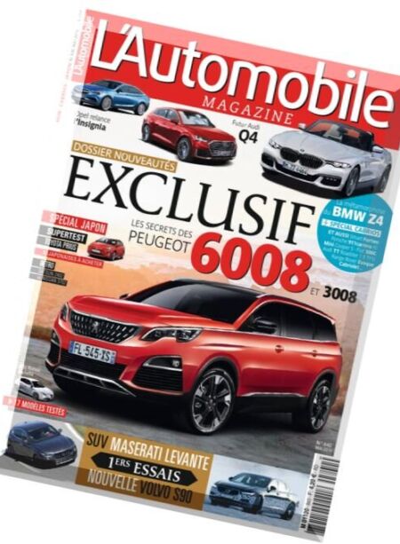 L’Automobile – Mai 2016 Cover