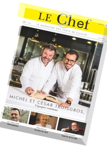 Le Chef – Avril 2016 Cover