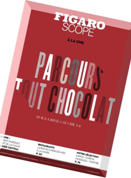 Le Figaroscope – 23 Mars 2016 Cover
