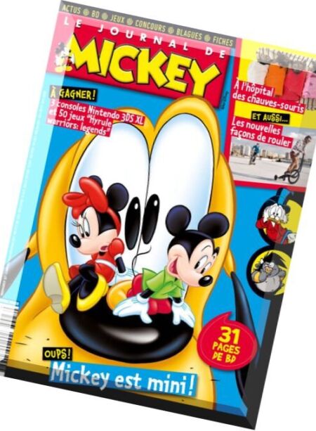 Le Journal de Mickey – 23 au 29 Mars 2016 Cover