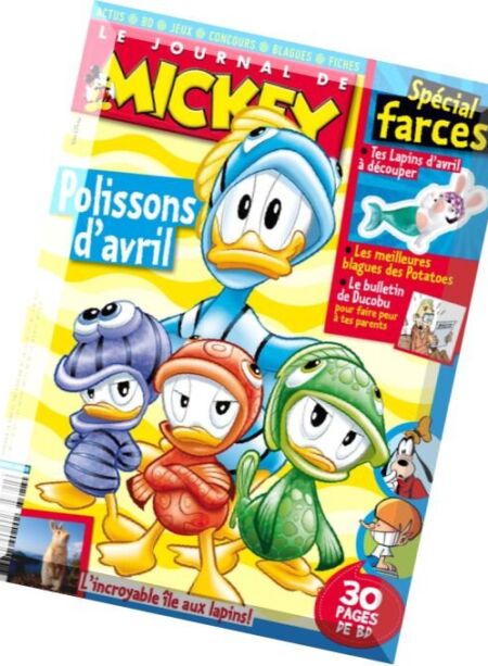 Le Journal de Mickey – 30 Mars au 5 Avril 2016 Cover