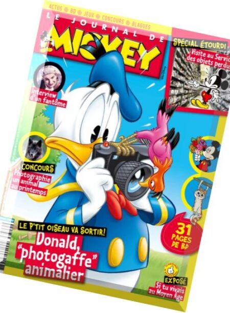 Le Journal de Mickey – 6 au 12 Avril 2016 Cover