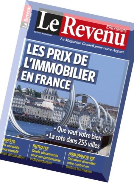 Le Revenu Placements – Mai 2016 Cover