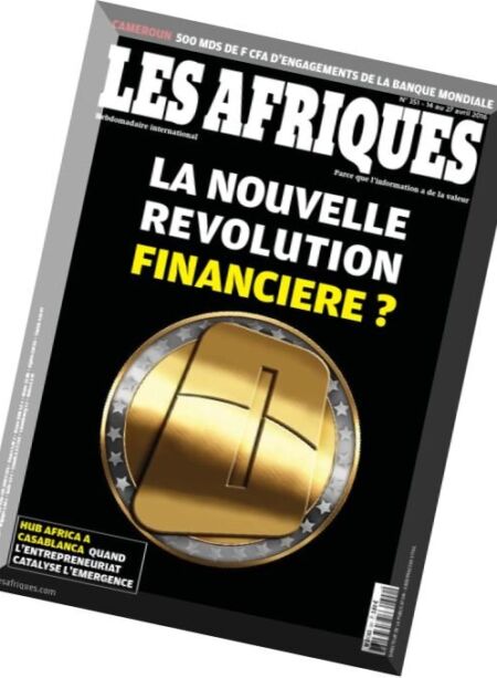 Les Afriques – 14 Avril 2016 Cover
