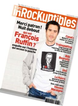 Les Inrockuptibles – 4 au 10 Mai 2016