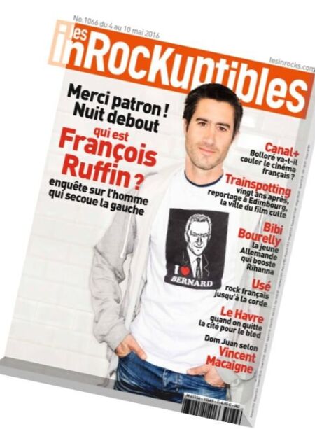 Les Inrockuptibles – 4 au 10 Mai 2016 Cover