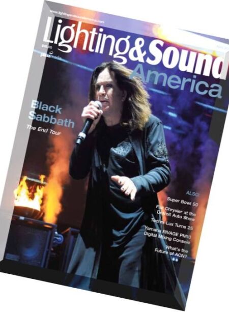 Lighting & Sound America – April 2016 Cover
