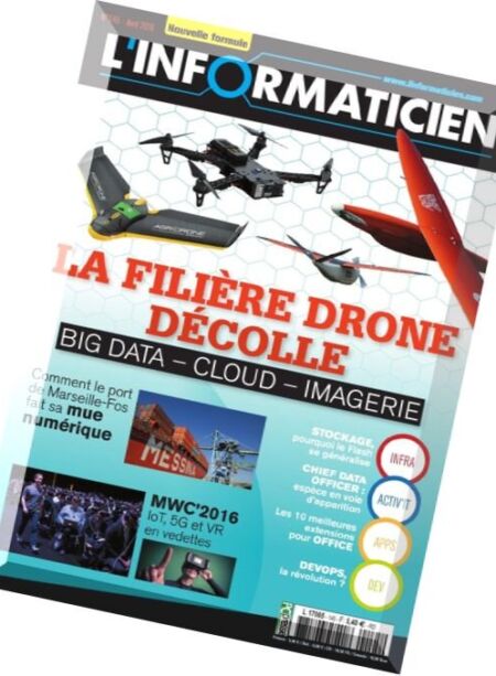 L’Informaticien – Avril 2016 Cover